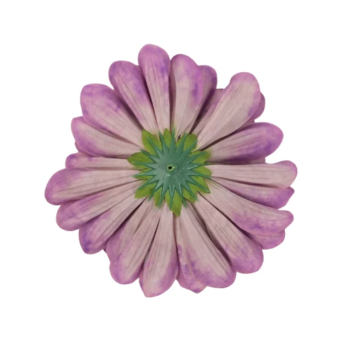 Kwiat sztuczna, głowa dalii w kolorze jasno fioletowym 13 cm
