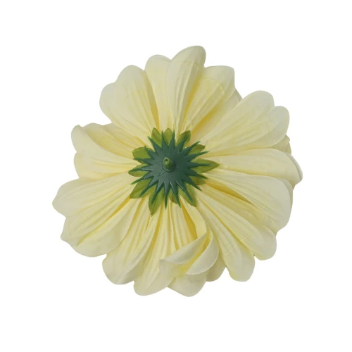 Kwiat sztuczna, głowa dalii w kolorze waniliowym 13 cm