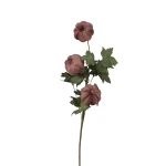 Sztuczna dynia gałązkowa x3 w kolorze różowo/bordowym 70 cm