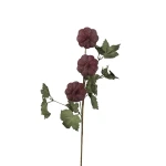 Sztuczna dynia gałązkowa x3 w kolorze bordowym 70 cm