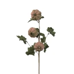 Sztuczna dynia gałązkowa x3 w kolorze różowo/zielona 70 cm