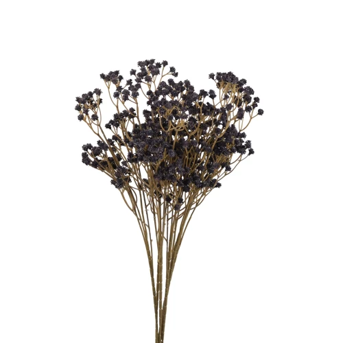 Sztuczna gipsówka w kolorze ciemno fioletowym 66 cm