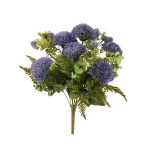 Sztuczny bukiet czosnku z dodatkami w kolorze granatowym 44 cm