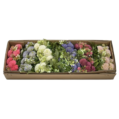 Karton bukietu czosnku x6 mix kolorów 44 cm