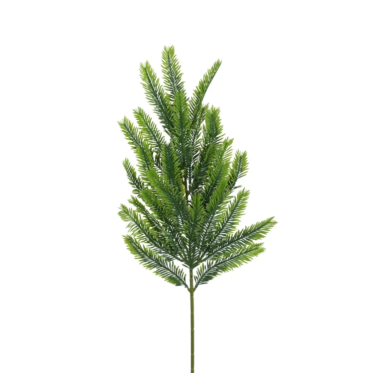 Sztuczna gałązka świerku w kolorze zielonym 70 cm