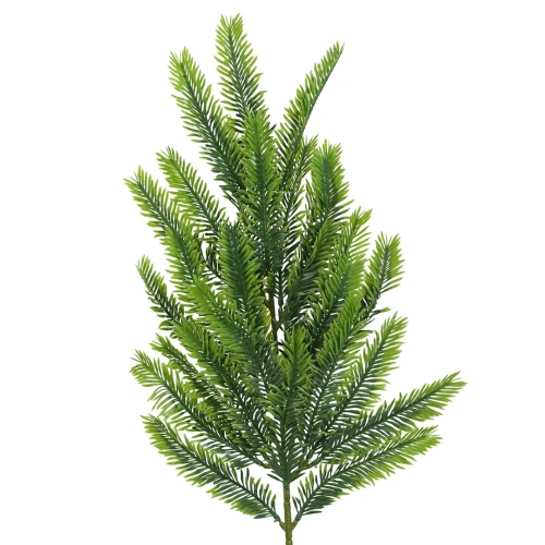 Sztuczna gałązka świerku w kolorze zielonym 70 cm