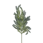 Sztuczna gałązka świerku w kolorze szaro/zielonym 70 cm