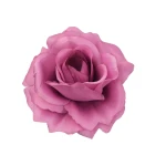 Sztuczna róża sonia w kolorze fiołkowo/różowym 12 cm