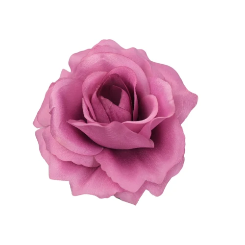 Sztuczna róża sonia w kolorze fiołkowo/różowym 12 cm