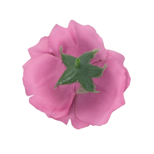 Sztuczna róża sonia w kolorze fiołkowo/różowym 12 cm