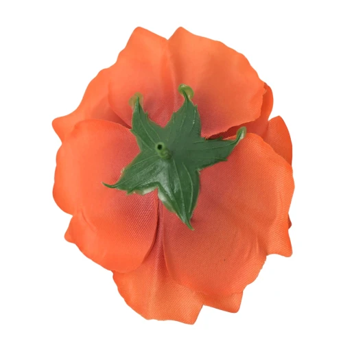 Sztuczna róża sonia w kolorze cegły 12 cm