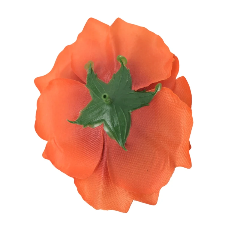 Sztuczna róża sonia w kolorze cegły 12 cm