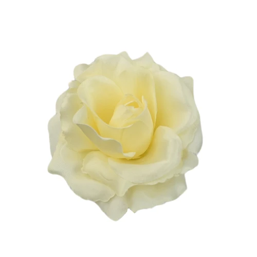 Sztuczna róża sonia w kolorze kości słoniowej 12 cm