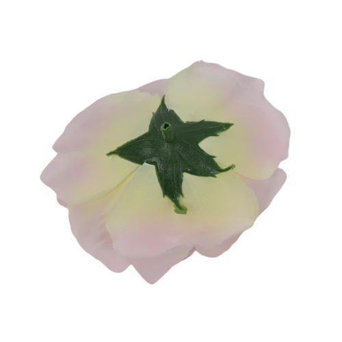 Sztuczna róża sonia w kolorze kremowo/różowym 12 cm