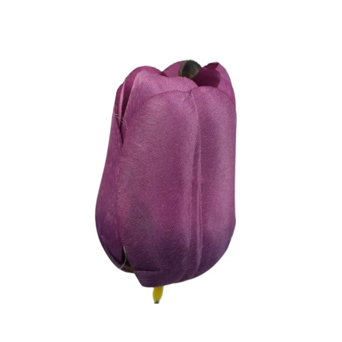 Sztuczny tulipan w kolorze matowym fiolecie 6 cm