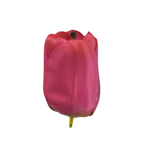 Sztuczny tulipan w kolorze matowym fuksji 6 cm
