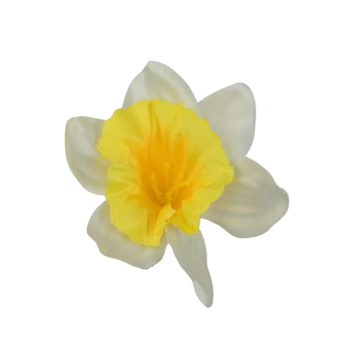 Sztuczny mini żonkil w kolorze kremowym 6 cm