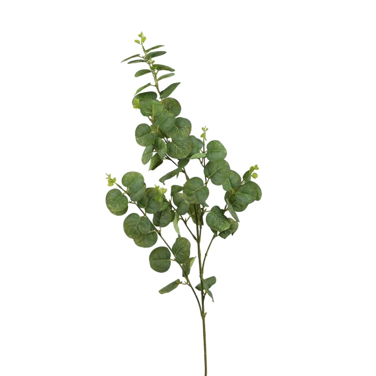 Sztuczna gałązka eukaliptus w kolorze zielonym 90 cm