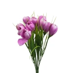Sztuczny bukiet krokus mix 1 w kolorze fioletowym  x12