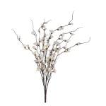 Kwiat sztuczny, bukiet forsycja w kolorze różowym 80 cm