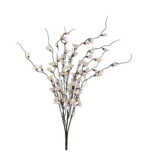 Kwiat sztuczny, bukiet forsycja w kolorze różowym 80 cm