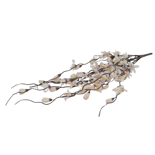 Kwiat sztuczny, bukiet forsycja w kolorze różowym 80 cm