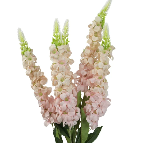 Sztuczna lewkonia x5 w kolorze różowym 60 cm