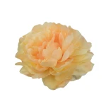 Sztuczna piwonia rozwinięta w kolorze brzoskwiniowym 15 cm