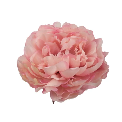 Sztuczna piwonia rozwinięta w kolorze fiołkowo/różowym 15 cm