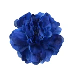 Sztuczna piwonia rozwinięta w kolorze niebieskim 15 cm