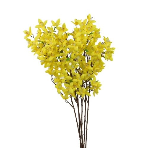 Sztuczna forsycja w kolorze żółtym 60 cm