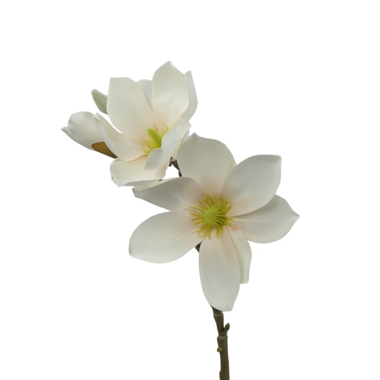 Sztuczna magnolia w kolorze jasno brzoskwiniowym 40 cm