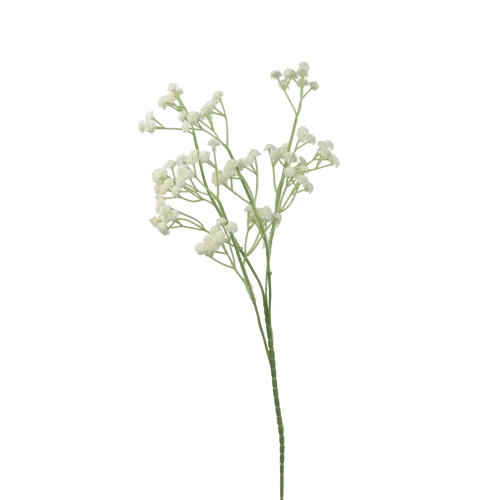 Sztuczna gipsówka gumowa w kolorze białym 64 cm