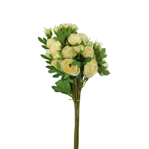 Sztuczny pełnik na piku w kolorze waniliowym 52 cm