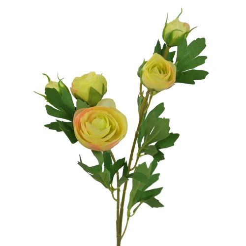 Sztuczny pełnik na piku w kolorze żółtym 52 cm