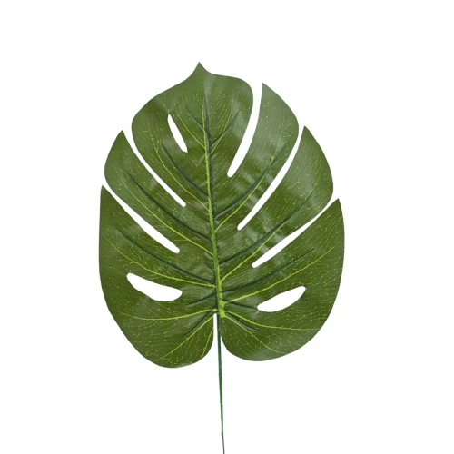 Sztuczny liść monstery w kolorze zielonym