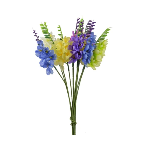 Sztuczny frezja x12 mix kolorów 57 cm