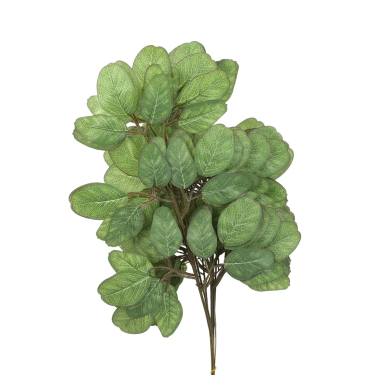 Sztuczny liść eukaliptus w kolorze zielonym 57 cm