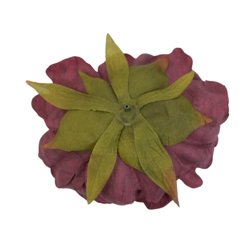 Kwiat sztuczny głowa piwonii w kolorze fuksji 18 cm