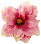 Sztuczna główka, magnolia w kolorze różowym 19 cm