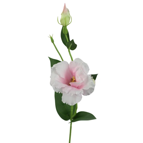 Sztuczna eustoma na piku w kolorze jasno różowym 50 cm