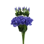 Sztuczna eustoma na piku w kolorze fioletowo/niebieskim 50 cm