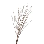 Sztuczna gałązka bazi w kolorze szarym 110 cm