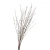 Sztuczna gałązka bazi w kolorze szarym 110 cm