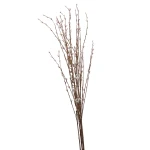 Sztuczna gałązka bazi w kolorze różowym 110 cm