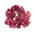 Kwiat sztuczny głowa hortensji w kolorze malinowym 18 cm