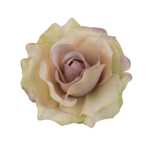 Sztuczna róża sonia w kolorze sepii 12 cm