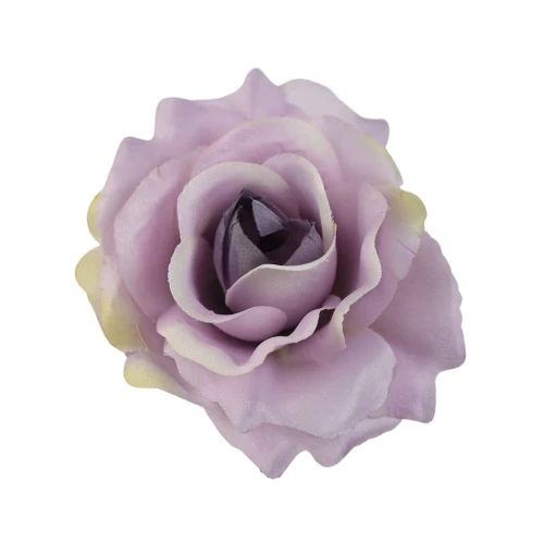 Sztuczna róża sonia w kolorze fioletowo/żółtym 12 cm