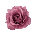 Sztuczna róża sonia w kolorze fiołkowo/różowym 12 cm