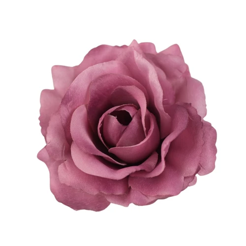 Sztuczna róża sonia w kolorze fiołkowo/różowym 12 cm